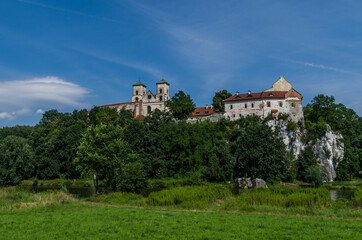 Fototapeta na wymiar Benedictine abbey in Tyniec, Poland