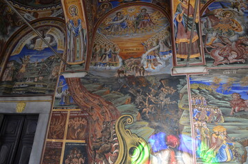 Fototapeta na wymiar church of the holy sepulchre in holy mountain greece