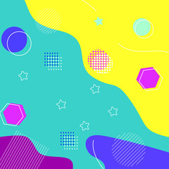 colorfull background abstrack geometrick shape