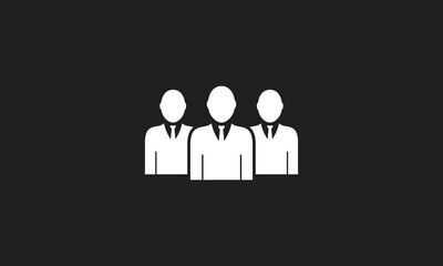 Vector social network button. Users icon design element. Customer icon