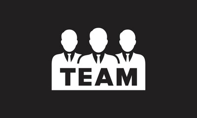 Illustration of crowd of people icon silhouettes vector. Social icon.