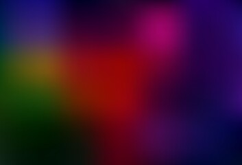 Dark Green, Red vector abstract bright pattern.