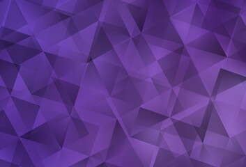 Light Purple vector polygon abstract background.