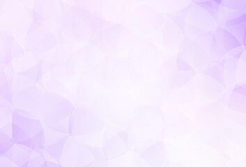 Obraz premium Light Purple vector triangle mosaic template.