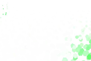 Light Green vector texture with abstract forms.