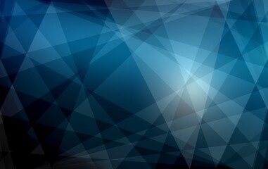 Crystal dark blue glowing background. Jewelry texture. Geometric pattern abstraction.