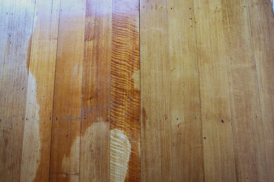 old timber floor needing restoration