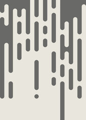 Abstract Rounded Color Lines halftone transition background illustration