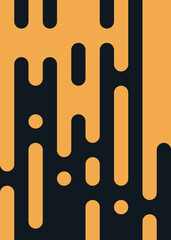 Abstract Rounded Color Lines halftone transition background illustration