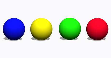 easter eggs on white background