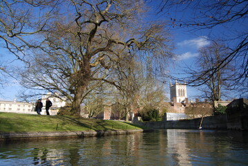 Punting, River Cam, Cambridge, England
