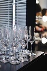 table setting in restaurant