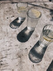 glass of water