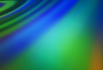 Light Blue, Green vector abstract bright pattern.