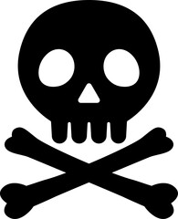 骸骨のシルエット