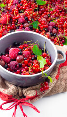 mixed berries in a bowl