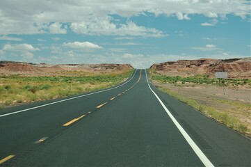 Fototapeta na wymiar Arizona desert highway