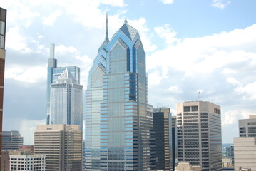 Fototapeta na wymiar Philadelphia, Center City Skyline.