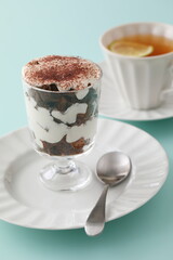 Trifle dessert for five'o'clock tea