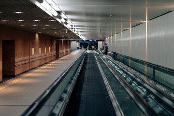 Obraz premium Moving walkway