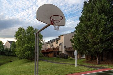 Obraz premium Basketball hoop in Whashington DC.