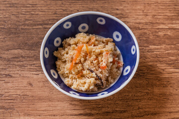 おから　和食　　Okara is soybean curd refuse 