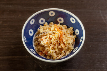 おから　和食　　Okara is soybean curd refuse 