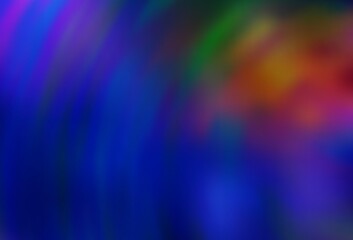 Dark Blue, Yellow vector colorful blur background.