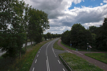 Empty Provinciale Weg At Diemen The Netherlands 20-7-2020
