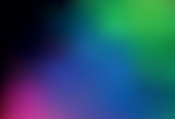 Dark Multicolor vector colorful blur background.