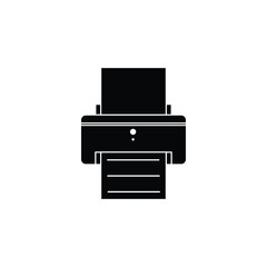 printer isolated on white background
