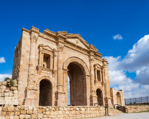 Fototapeta na wymiar Hadrian-Tor - Jerash, Jordanien
