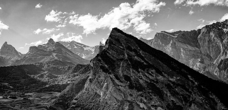 Walliser Berge bei Riddes