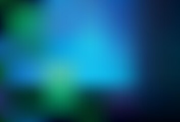 Fototapeta premium Dark BLUE vector abstract blurred background.
