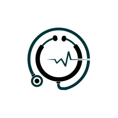 Cardiology doctor beautiful illustration vector design for medical and branding and company logo healthcare doctor symbols.