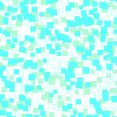 四角を多用した幾何学模様の背景素材