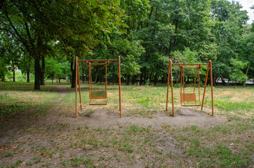 Fototapeta premium playground in the park