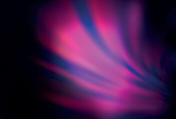 Dark Purple vector blurred template.