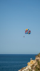 Paravelismo en la costa de Benidorm