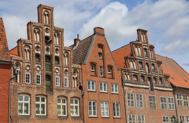 Fototapeta premium Historical houses in Luneburg, Germany