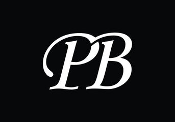 P B Initial Letter Logo design, Graphic Alphabet Symbol for Corporate Business Identity
