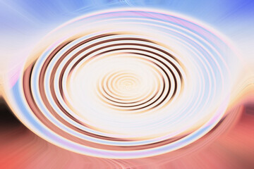 I created a multicolored and abstract twril in an artistic way