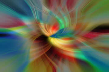 Obraz premium I created a multicolored and abstract twril in an artistic way