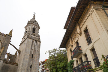 The Basilica Assumption of Santa Maria of Lekeitio, Basque country, Spain