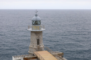 Fototapeta na wymiar Lekeitio Lighthouse in the Basque Country, Spain 