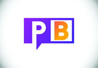 P B Initial Letter Logo design, Graphic Alphabet Symbol for Corporate Business Identity