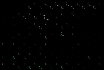 Dark Green vector texture with colored lines.