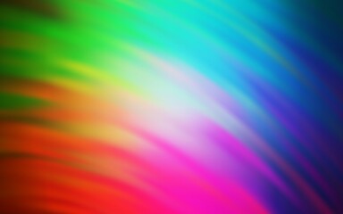 Obraz premium Light Multicolor vector backdrop with bent lines. An elegant bright illustration with gradient. Abstract design for your web site.