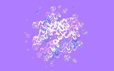 Light Blue, Red vector pattern with lines.