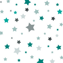 seamless pattern with blue stars. Can be used as decoration for the gift boxes, wallpapers, backgrounds, web sites.